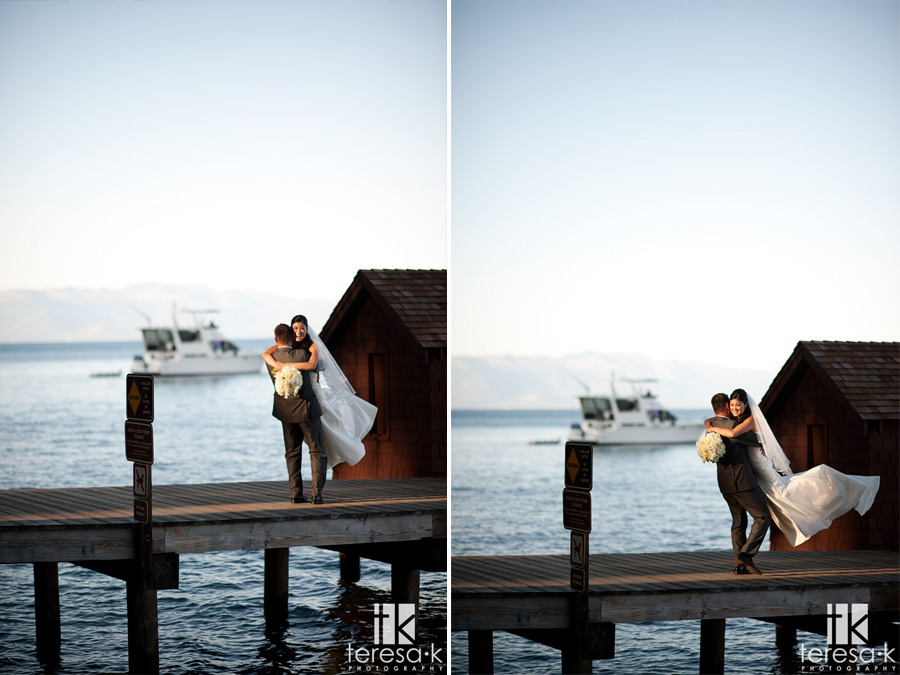 weddings on the water in lake Tahoe